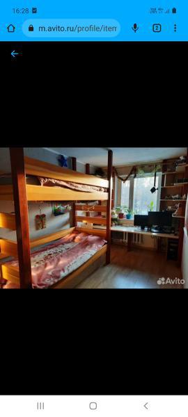 Фото: Купить кровать двухъярусная в Всеволожске, цена 15000 рублей — объявление