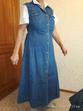 Продам джинс синий платье-сарафан 48-52